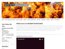 Tablet Screenshot of neuner-filmtechnik.com